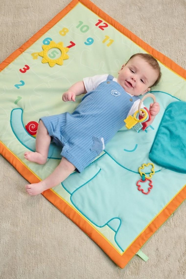 Chicco, ECO+, miękka mata do zdjęć dla niemowląt, Słonik, 72-90 cm