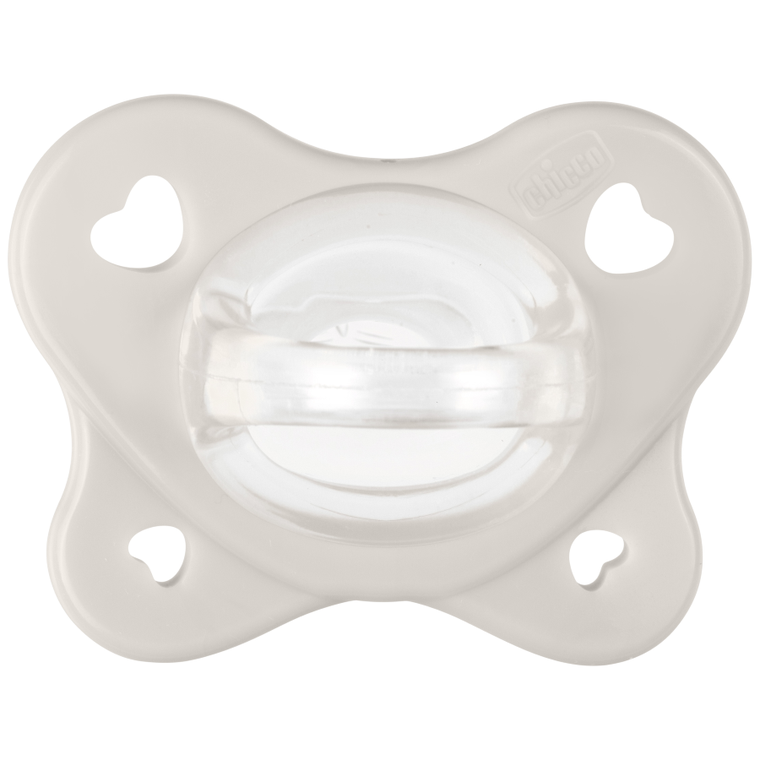 Chicco, PhysioForma Dual Soft, smoczek uspokajający, silikonowy, różowy, 2-6m, 2 szt.