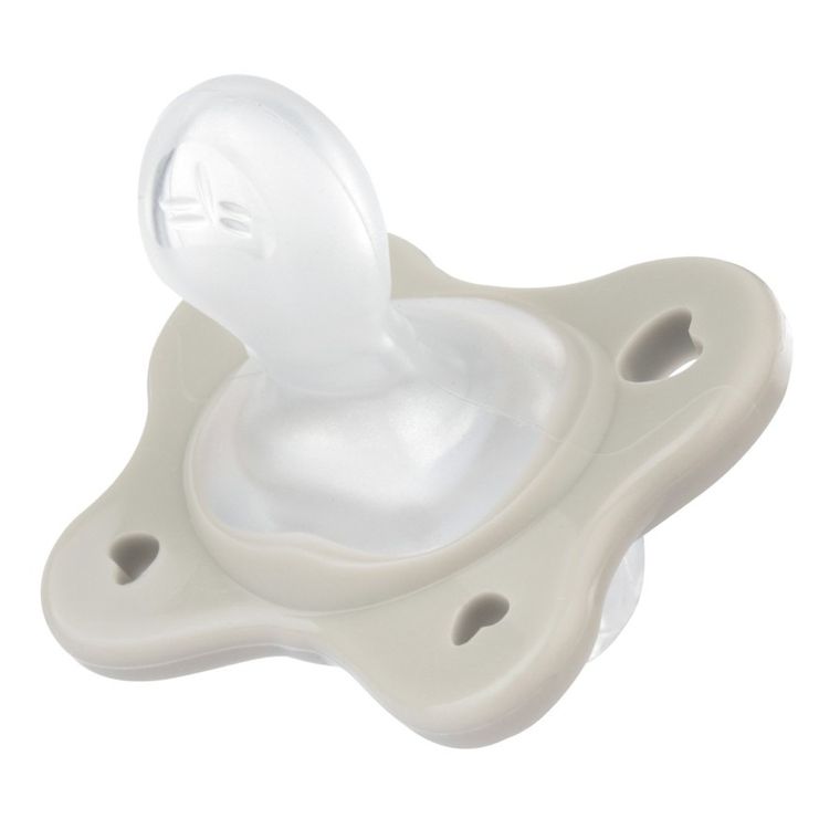 Chicco, PhysioForma Dual Soft, smoczek uspokajający, silikonowy, różowy, 6-16m, 2 szt.