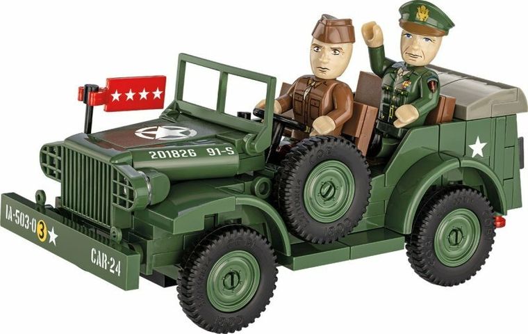 Cobi, Historical Collection WWII, Dodge WC-56 Command Car, 1:35, klocki, 208 elementów