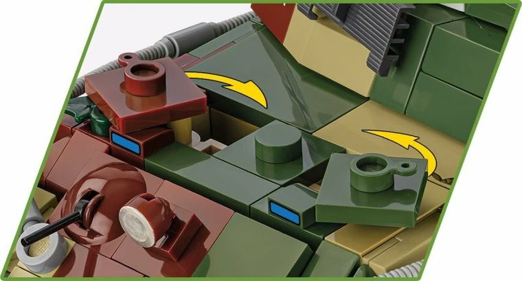 Cobi, Historical Collection WWII, Niemiecki czołg ciężki Panzer VI Ausf. B Königstiger Tygrys Królewski, 1:35, klocki, 802 elementy