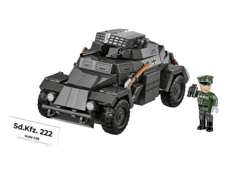 Cobi, Historical Collection WWII, Sd.Kfz., 222, klocki, 502 elementy