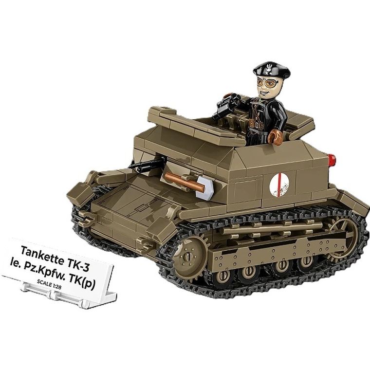 Cobi, Historical Collection WWII, Tankietka TK-3, klocki, 323 elementy
