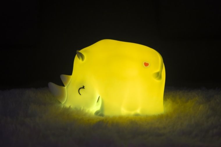 Dhink, Nosorożec, lampka silikonowa na USB