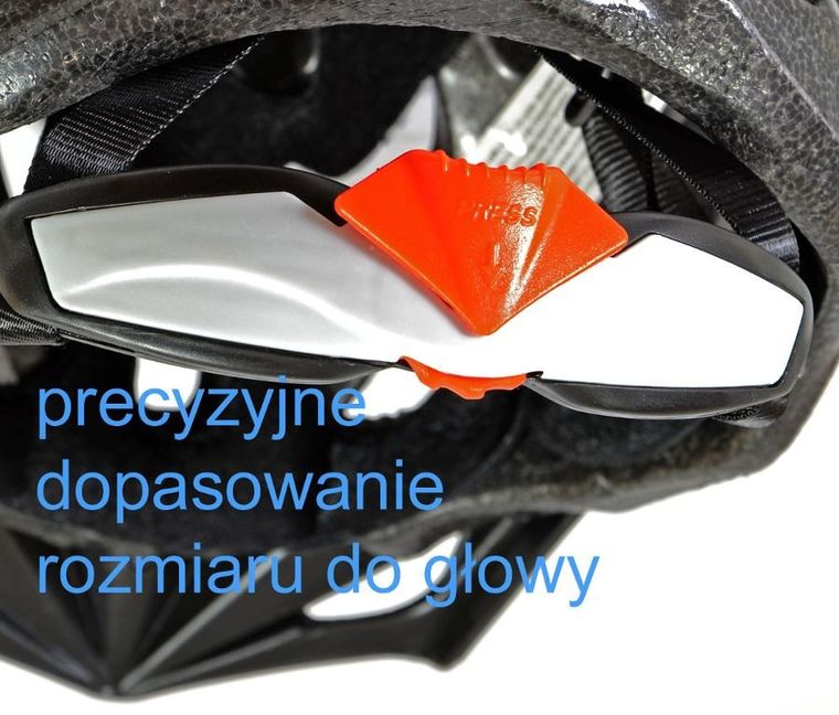 Dunlop, kask rowerowy regulowany, mtb grey, rozmiar L 58-61 cm