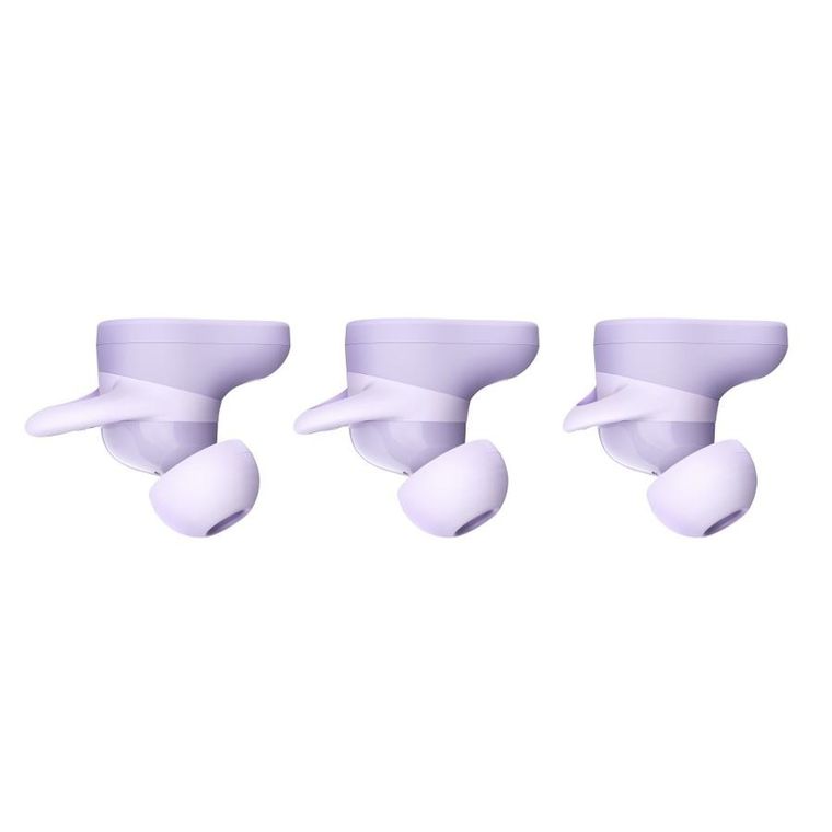 Fresh 'n Rebel, słuchawki bezprzewodowe, Twins rush z anc sportowe dokanałowe, dreamy lilac