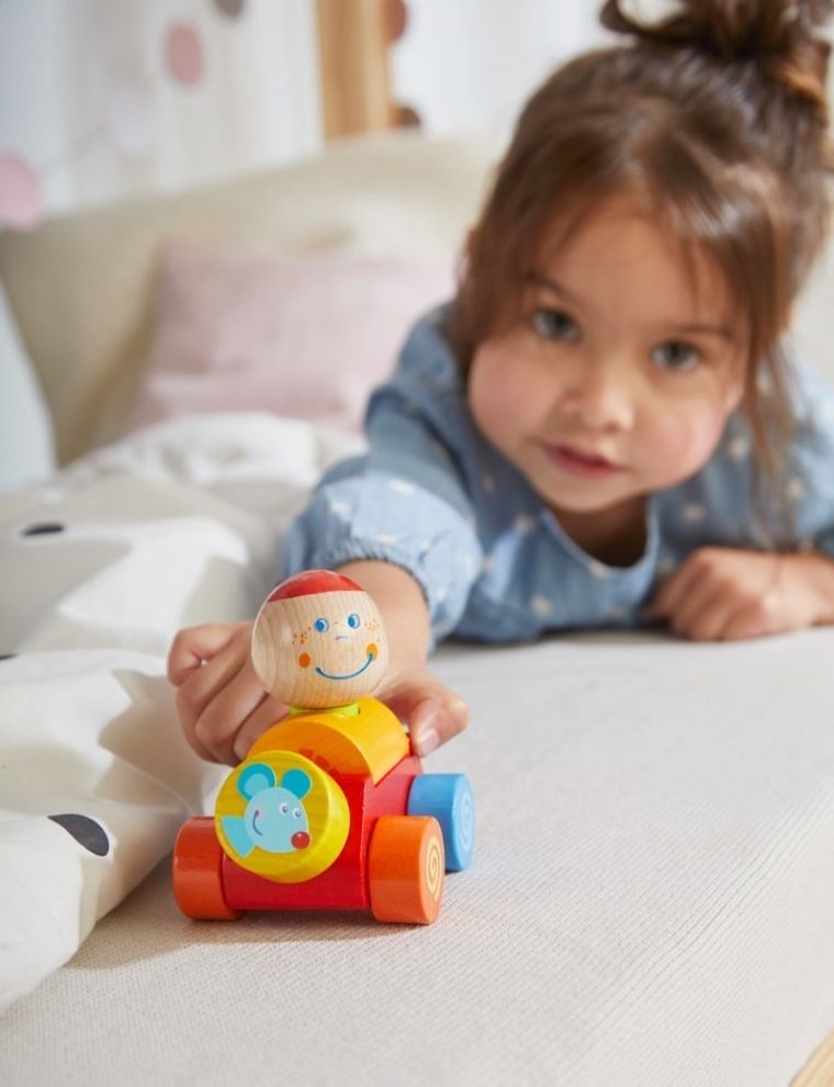 Haba, Ben, Auto odkrywców, pojazd drewniany