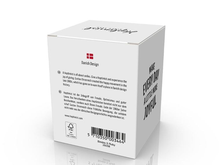 Hoptimist, Soft Bimble S, figurka, Ruby