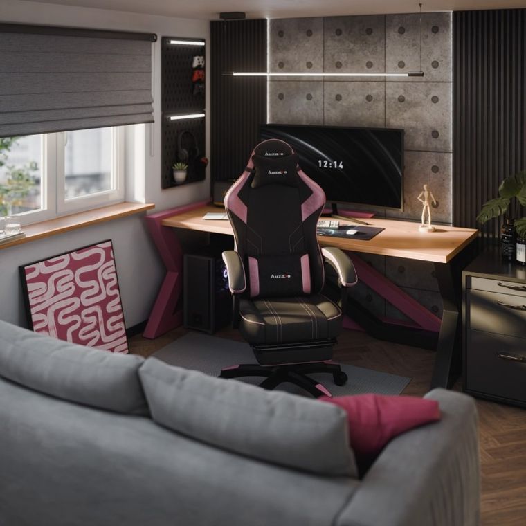 Huzaro, Force 3.7 Pink, fotel gamingowy