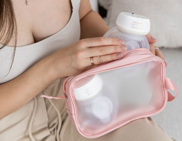 InnoGIO, GIOmumLine Comfort, laktator elektryczny, muszlowy, podwójny