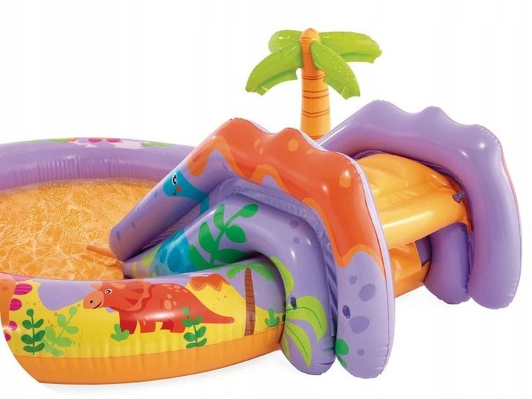 Intex, plac zabaw dmuchany, Dinozaury