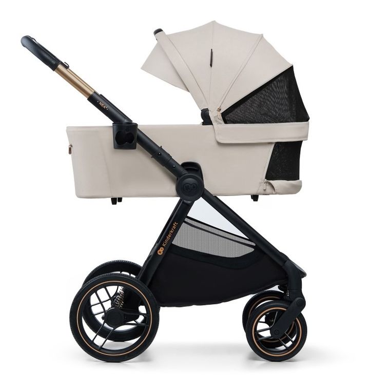 Kinderkraft, Nea 2, wózek wielofunkcyjny 2w1, Soft Beige