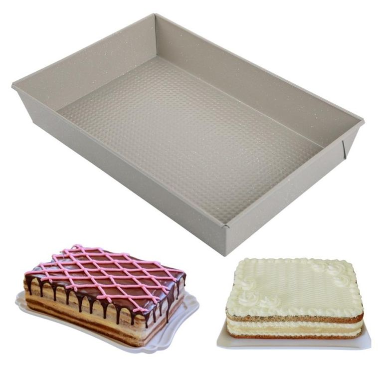 Kinghoff, blacha, forma do ciasta, prostokątna, 36,5-24 cm, kh-1975