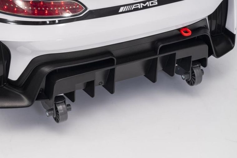 Lean Cars, Mercedes AMG GT3, pojazd na akumulator, biały