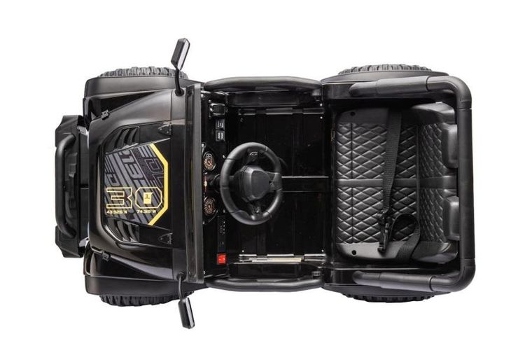 Lean Cars, pojazd na akumulator, YSA8813, czarny