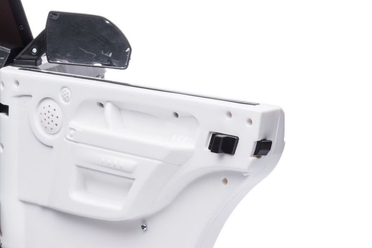 Lean Toys, BBH-021, Policja, pojazd na akumulator, czarny