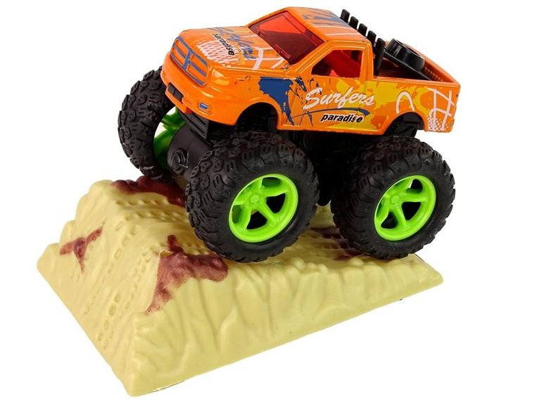 Lean Toys, BigFoot Die-Cast, pojazd z napędem i rampą, 1 szt.