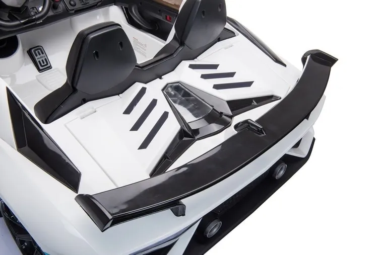 Lean Toys, Lamborghini Aventador SX2028, pojazd na akumulator, biały