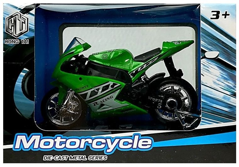 Lean Toys, sportowy motocykl, pojazd interaktywny, 1:18, 1 szt.