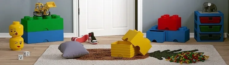LEGO, mała głowa, pojemnik do przechowywania, girl, rozmiar S, 2l