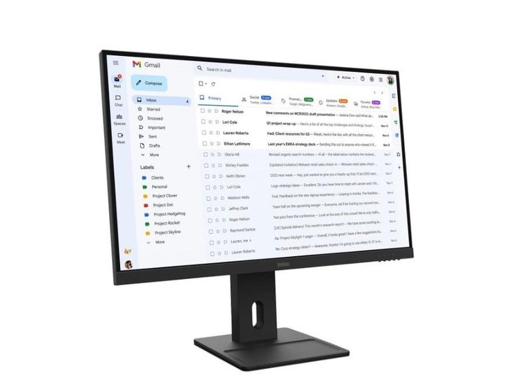 Lenovo, ThinkVision E27-40, monitor, 27", FHD 100Hz, 300nits, AG, HDMI, DP, VGA, czarny