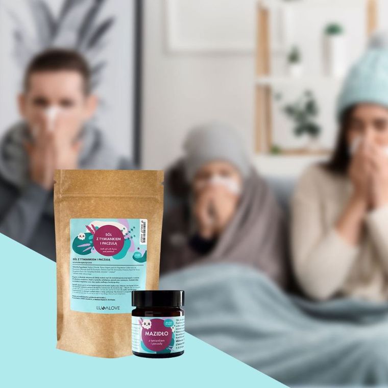 LullaLove, ziołowe mazidło wspierające z tymiankiem, paczulą i eukaliptusem, 30 ml