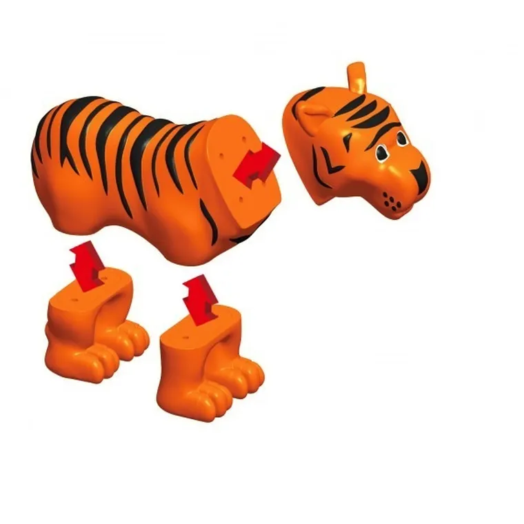 MalBlo, Magnetic, zwierzęta z dżungli, zestaw figurek