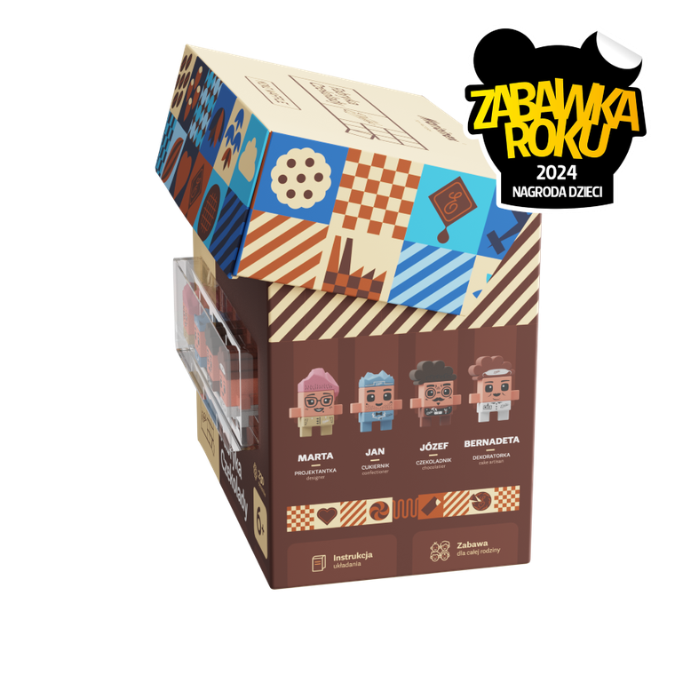 Marioinex, Mini Waffle, Wedel, Fabryka Czekolady, klocki konstrukcyjne, 230 elementów