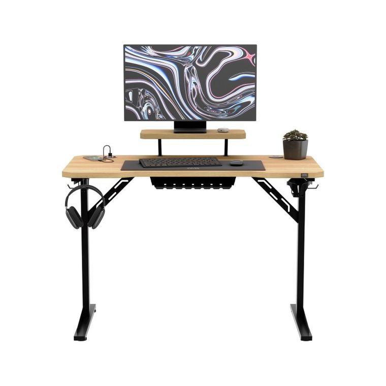 Mark Adler, Leader 5.1 Oak, biurko komputerowe z półką, 115 cm