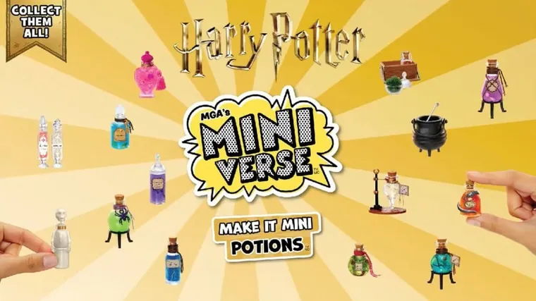 MGA's Miniverse, Make It Mini, Harry Potter, Potions, kula niespodzianka, mini eliksiry