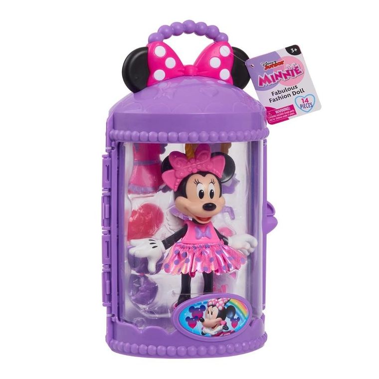 Myszka Minnie, Fabulous fashion, fugurka z akcesoriami, 15 cm
