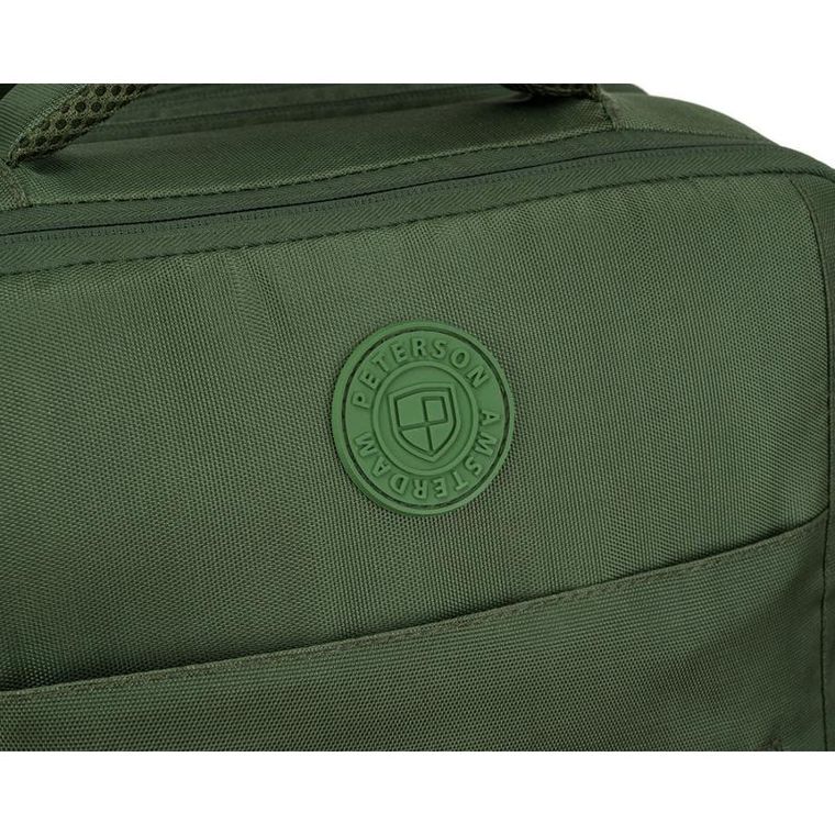 Peterson, plecak podróżny z miejscem na laptopa i portem USB, zielony