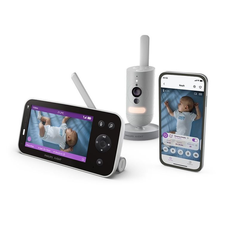 Philips Avent, SenseIQ Full HD SCD971/26, niania elektroniczna ze śledzeniem fazy snu i oddychania