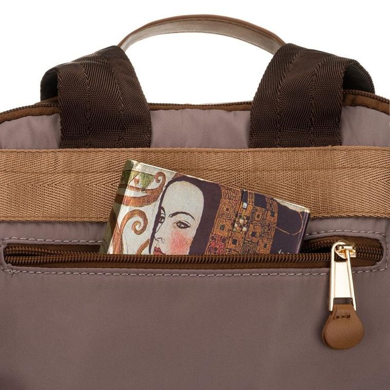 Plecak miejski, beżowy, Peterson