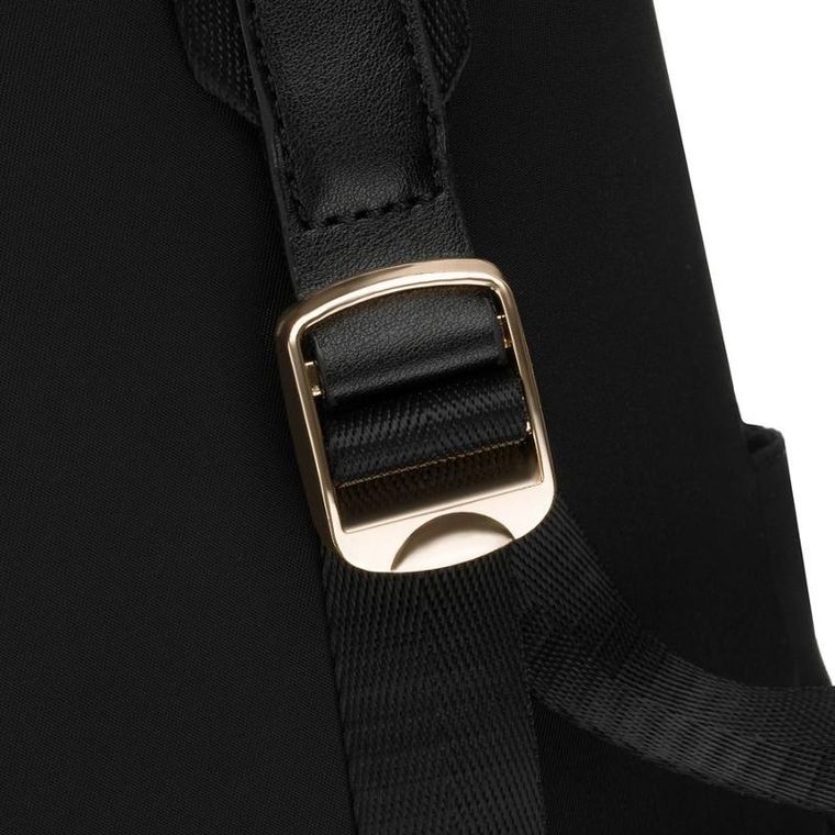 Plecak miejski, czarny, skóra ekologiczna, Peterson