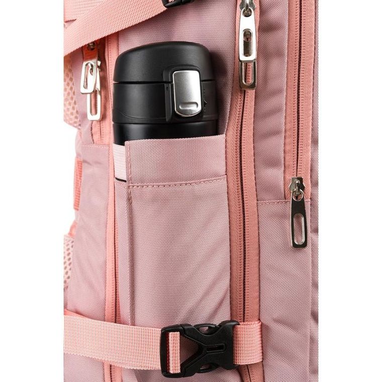 Plecak podróżny, bagaż podręczny do samolotu, różowy, Peterson