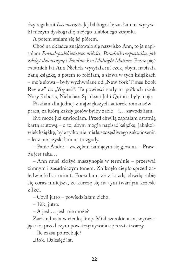 Poważny i nieromantyczna