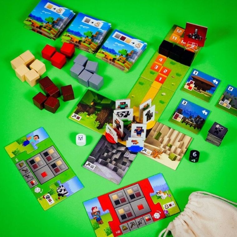 Ravensburger, Minecraft, Heroes of Village, Uratuj wioskę, gra familijna