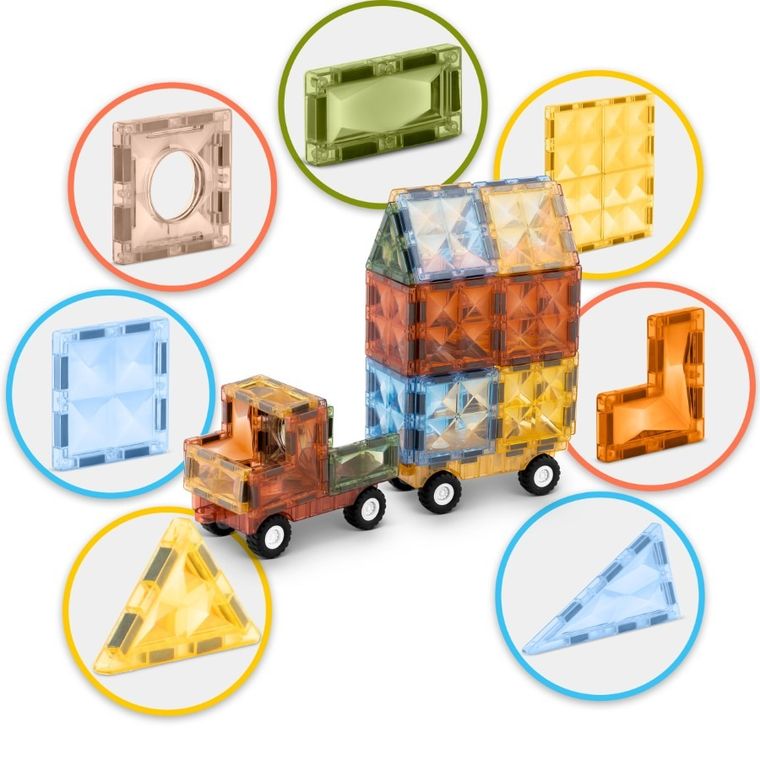 Ricokids, klocki magnetyczne, 100 elementów