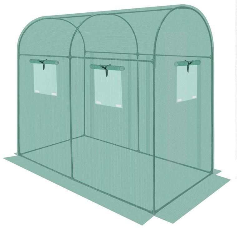 Saska Garden, tunel ogrodowy, dwa wejścia, 200-100-180 cm