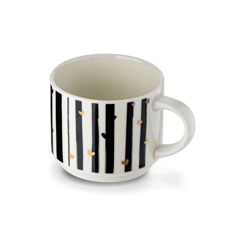 Tadar, Decor, komplet kubków na stojaku, 300 ml, 4 szt.