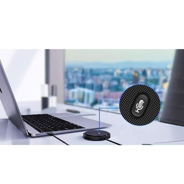 Techly, mikrofon konferencyjny, dookólny, USB 2.0 z wyciszeniem