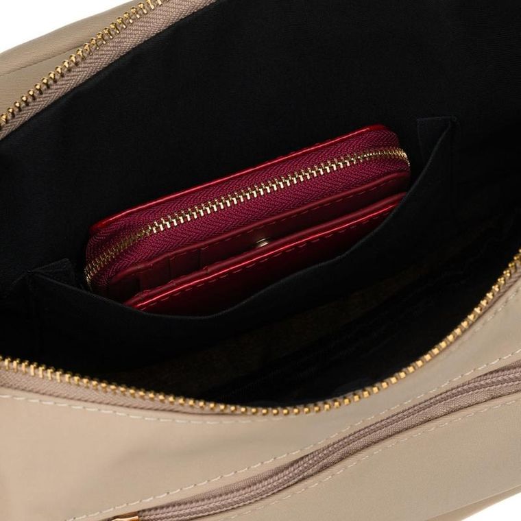 Torebka listonoszka, beżowa, Peterson