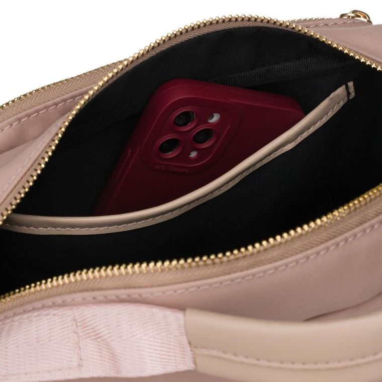 Torebka listonoszka, różowa, Peterson