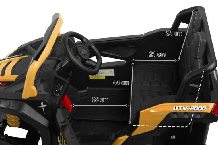 Toyz, Axel, pojazd na akumulator, niebieski