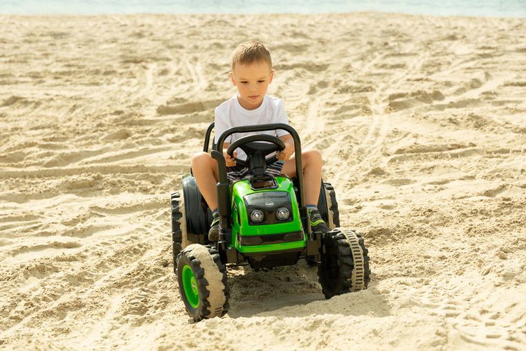 Toyz, Hector, Traktor, pojazd na akumulator, czerwony