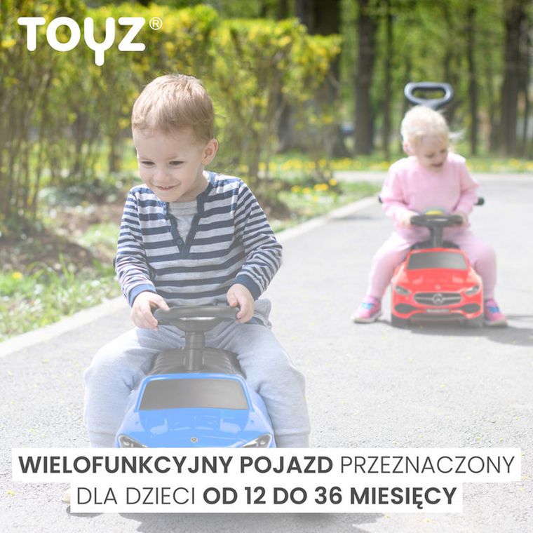 Toyz, Mercedes c-class, jeździk, niebieski