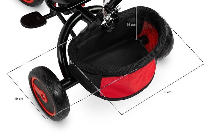 Toyz, Timmy, rowerek trzykołowy, czerwony