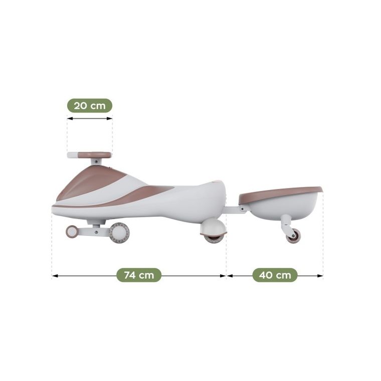 Tulano, Focus 55, jeździk grawitacyjny, grey