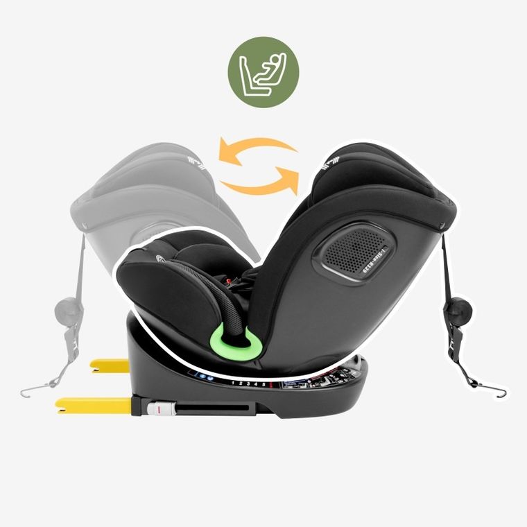 Tulano, Loom 35, fotelik samochodowy, black